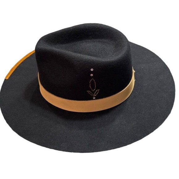 NWT San Diego Hat Company Womens Music City Fedora Hat Wool Black main image 12